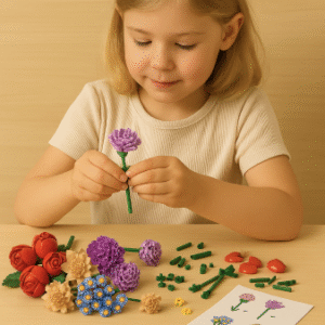 Lego blomster-sæt - Billede 3