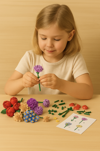 Lego blomster-sæt