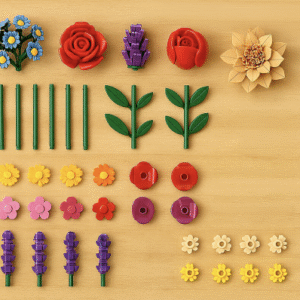 Lego blomster-sæt - Billede 4