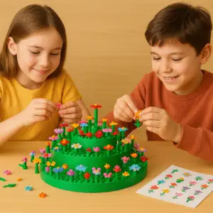 BørneBoblen LEGO stor Blomster-sæt - Billede 2
