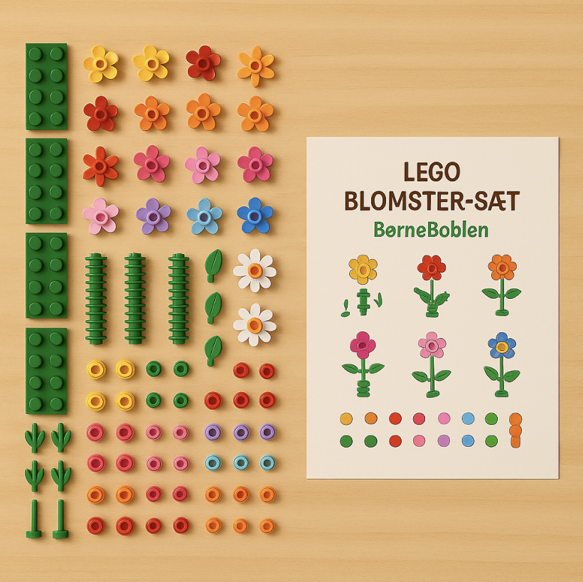 BørneBoblen LEGO stor Blomster-sæt - Billede 3